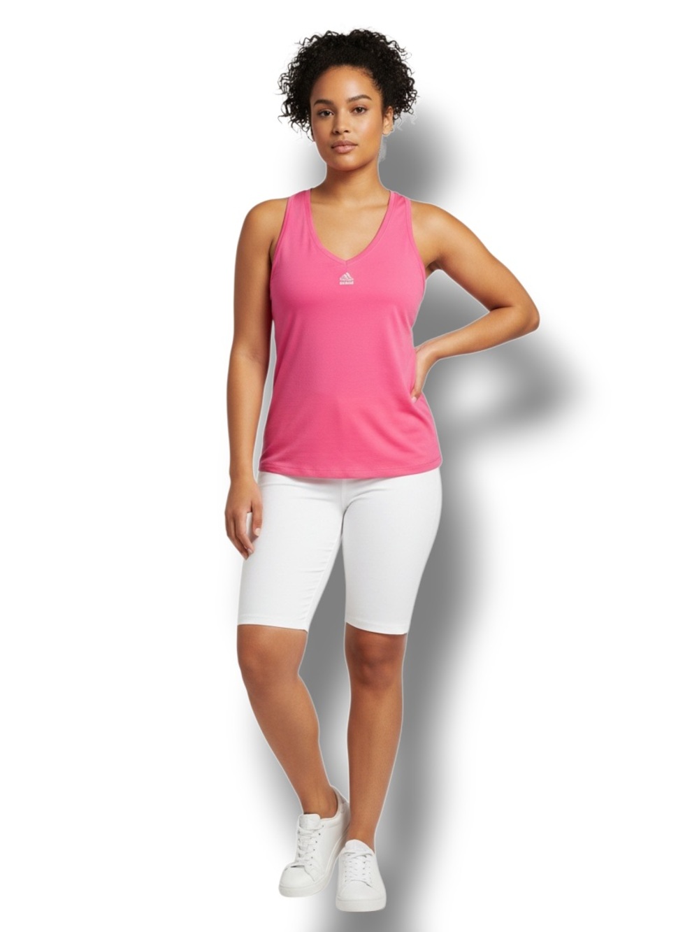Adidas ClimaCool Techfit Women’s Racerback Tank Top Activewear Athletic Pink L